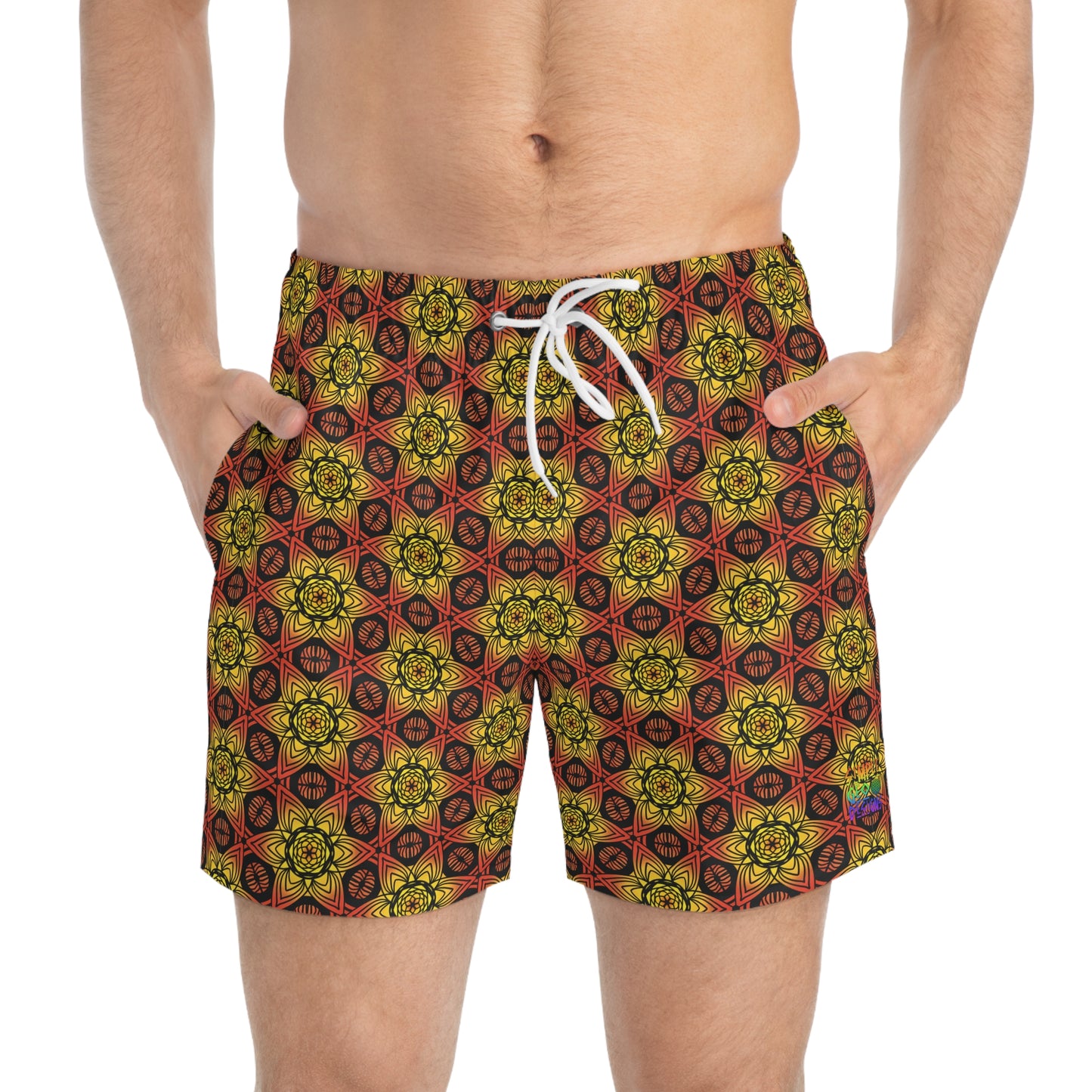 Soul Flower Swim Trunks