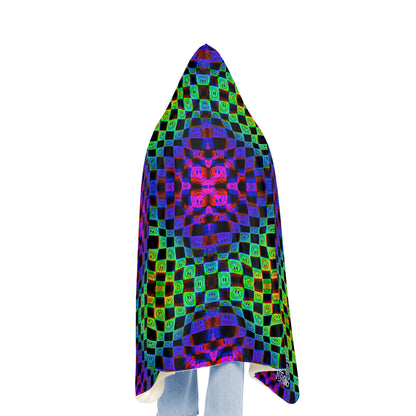 Trippy Rainbow Snuggle Blanket