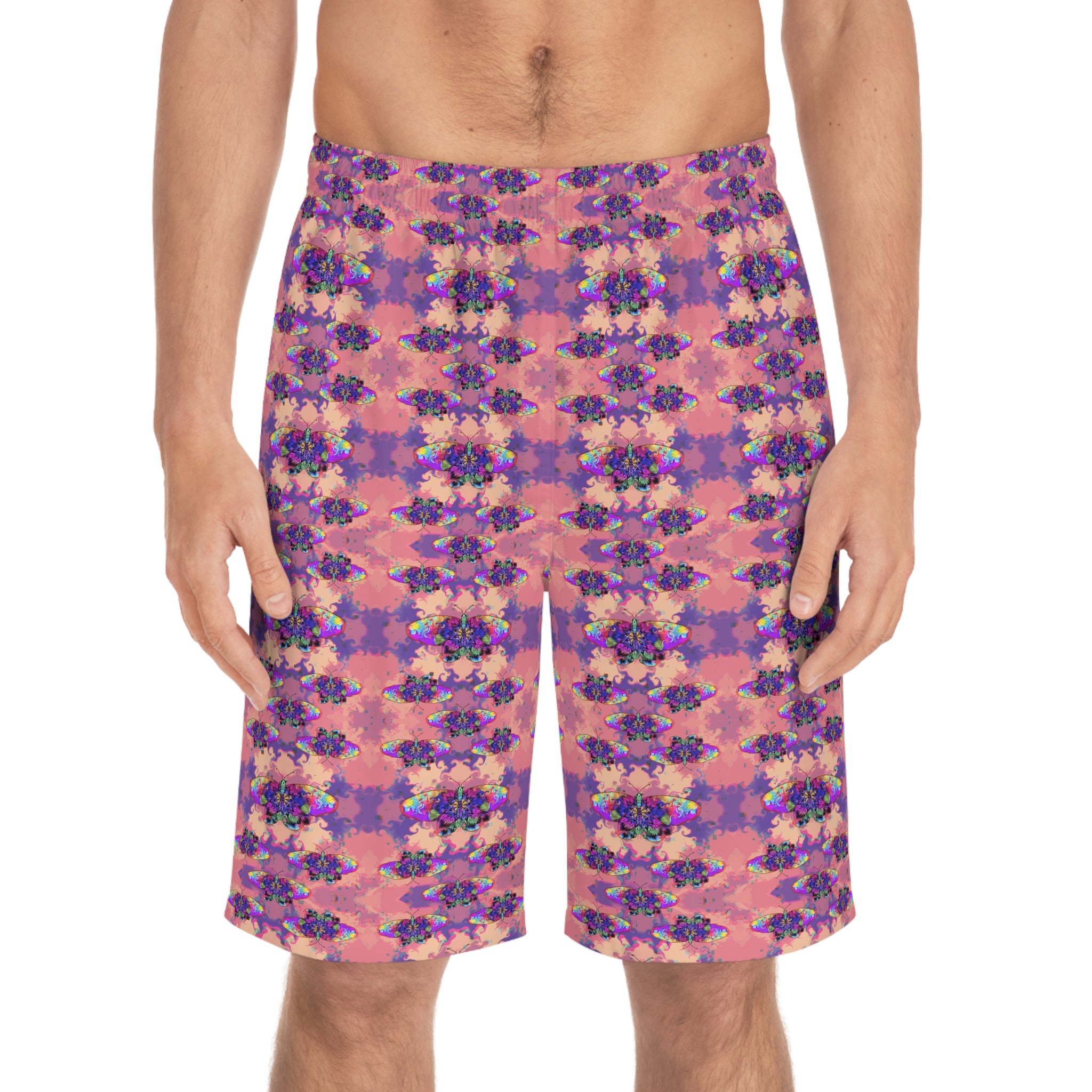 Neon Flutter Board Shorts – SimpleGeoDesigns
