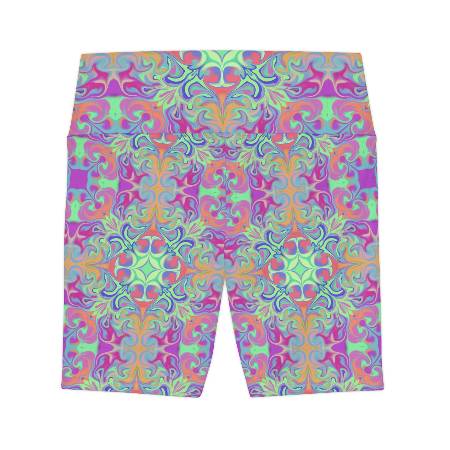 Pastel Burst Workout Shorts