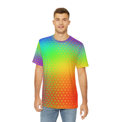 Rainbow Flower of Life Tee