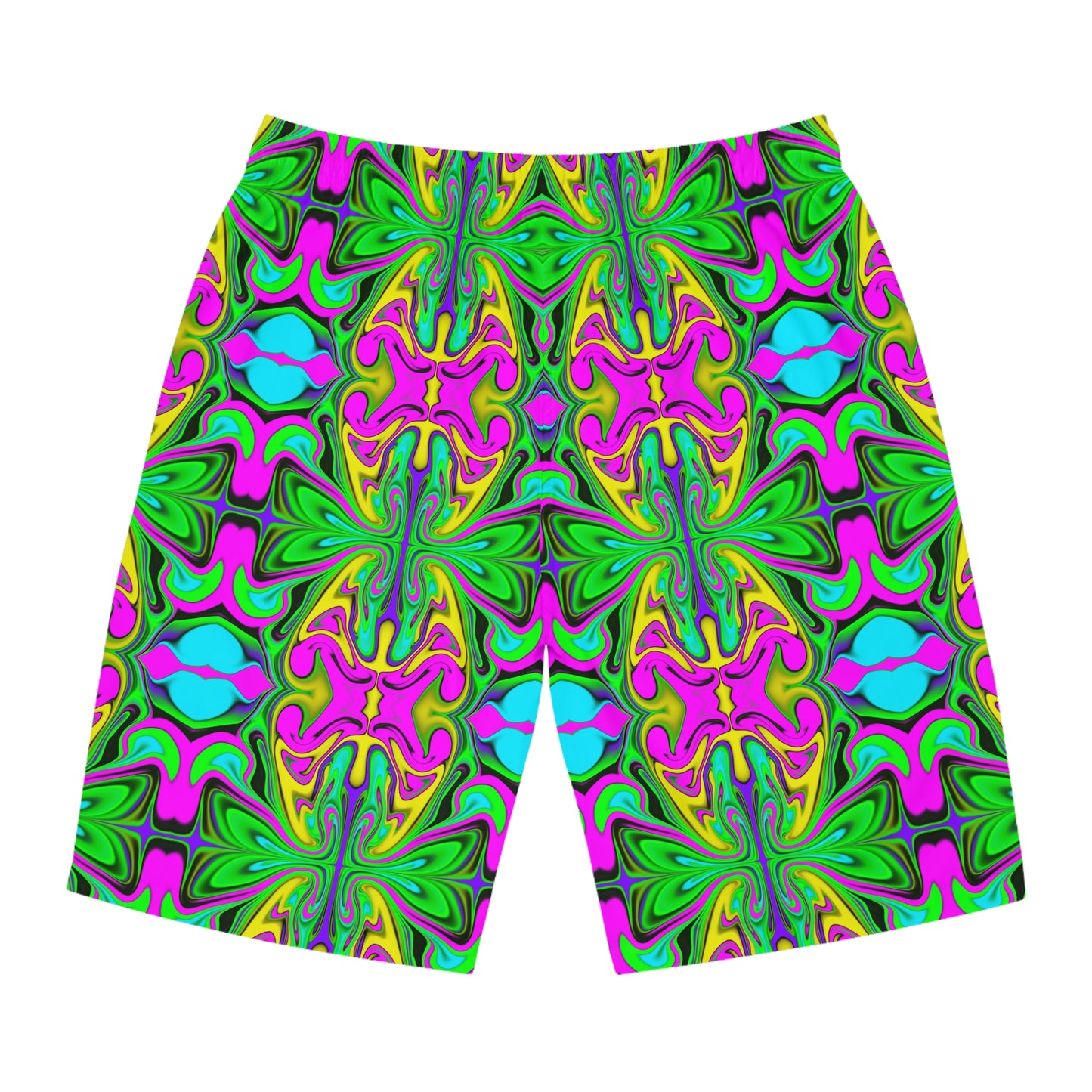 Psychedelic Garden Board Shorts