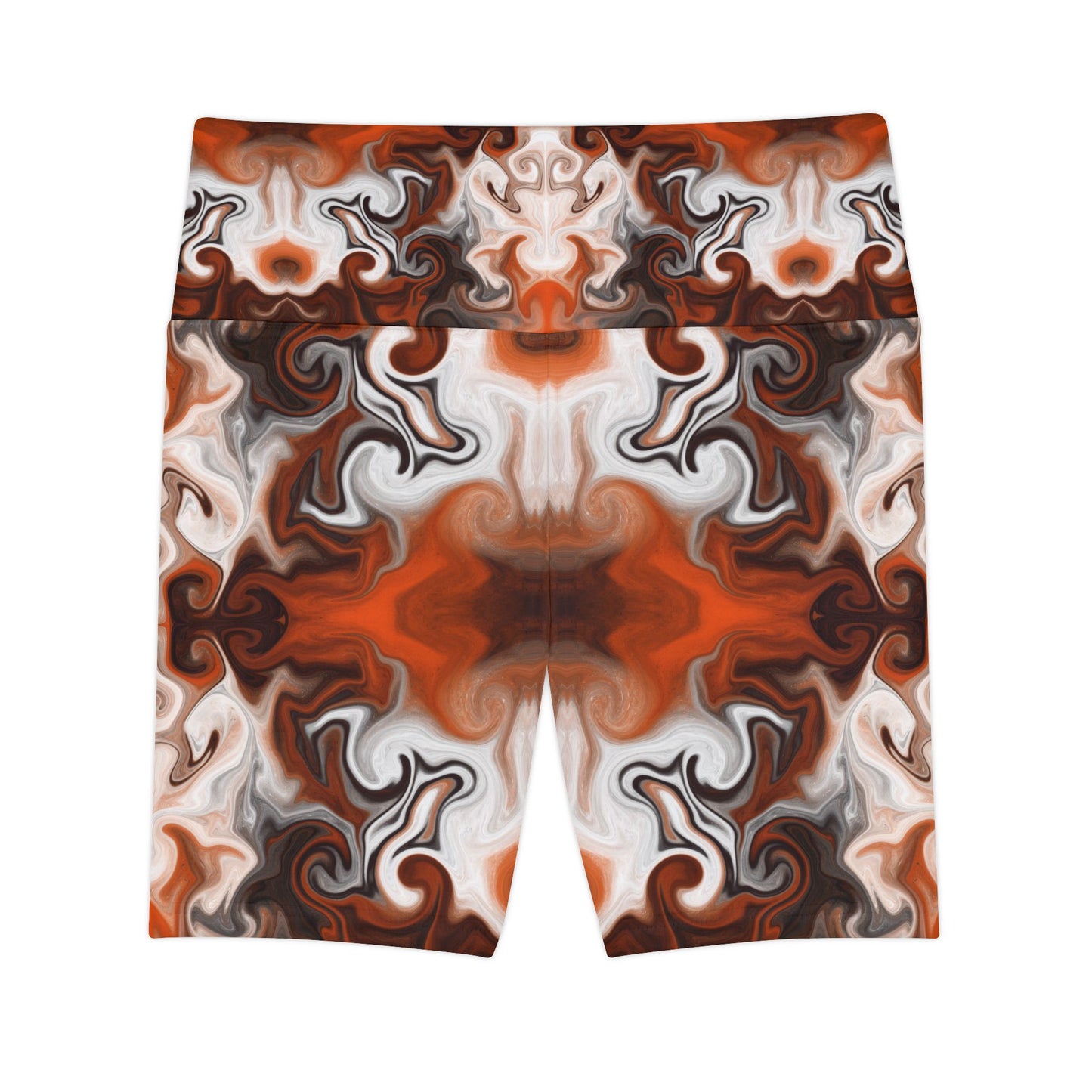 Autumn Swirl Workout Shorts