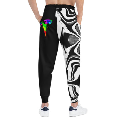 B&W Rainbow Athletic Joggers