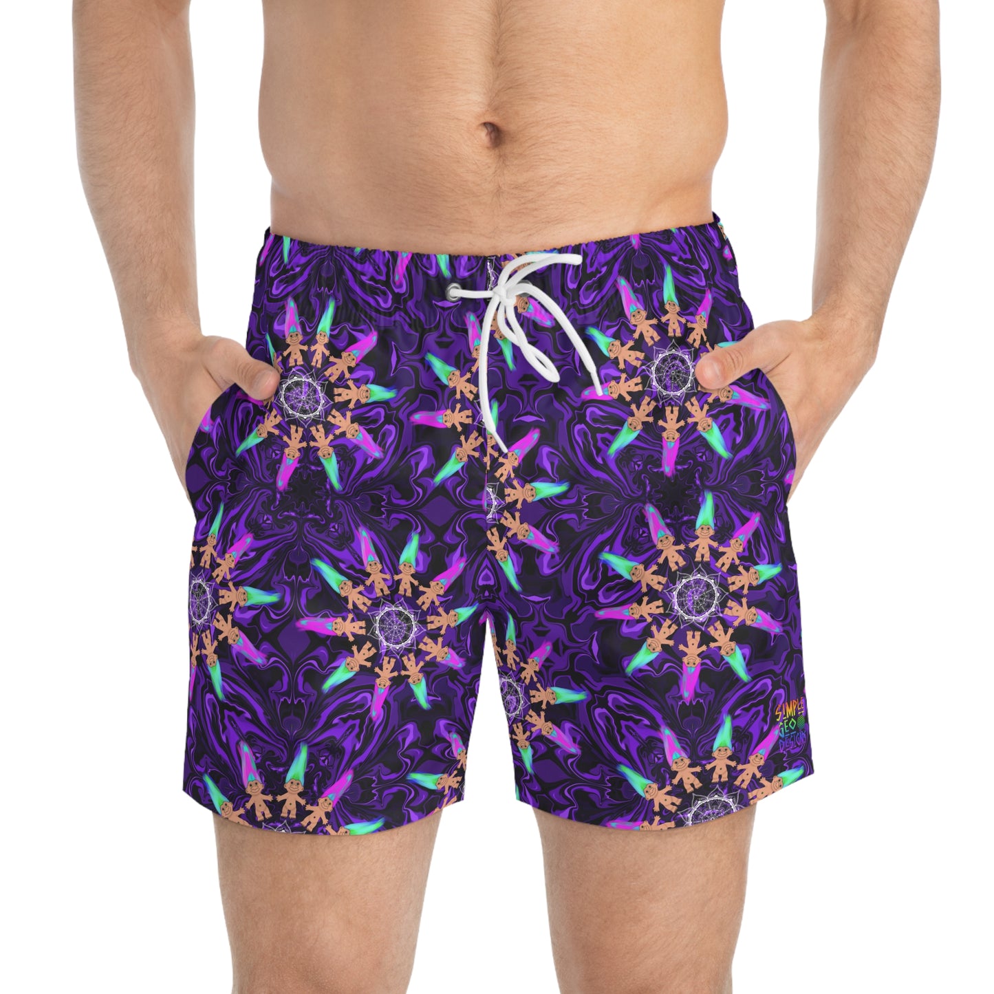 Troll Circle Swim Trunks
