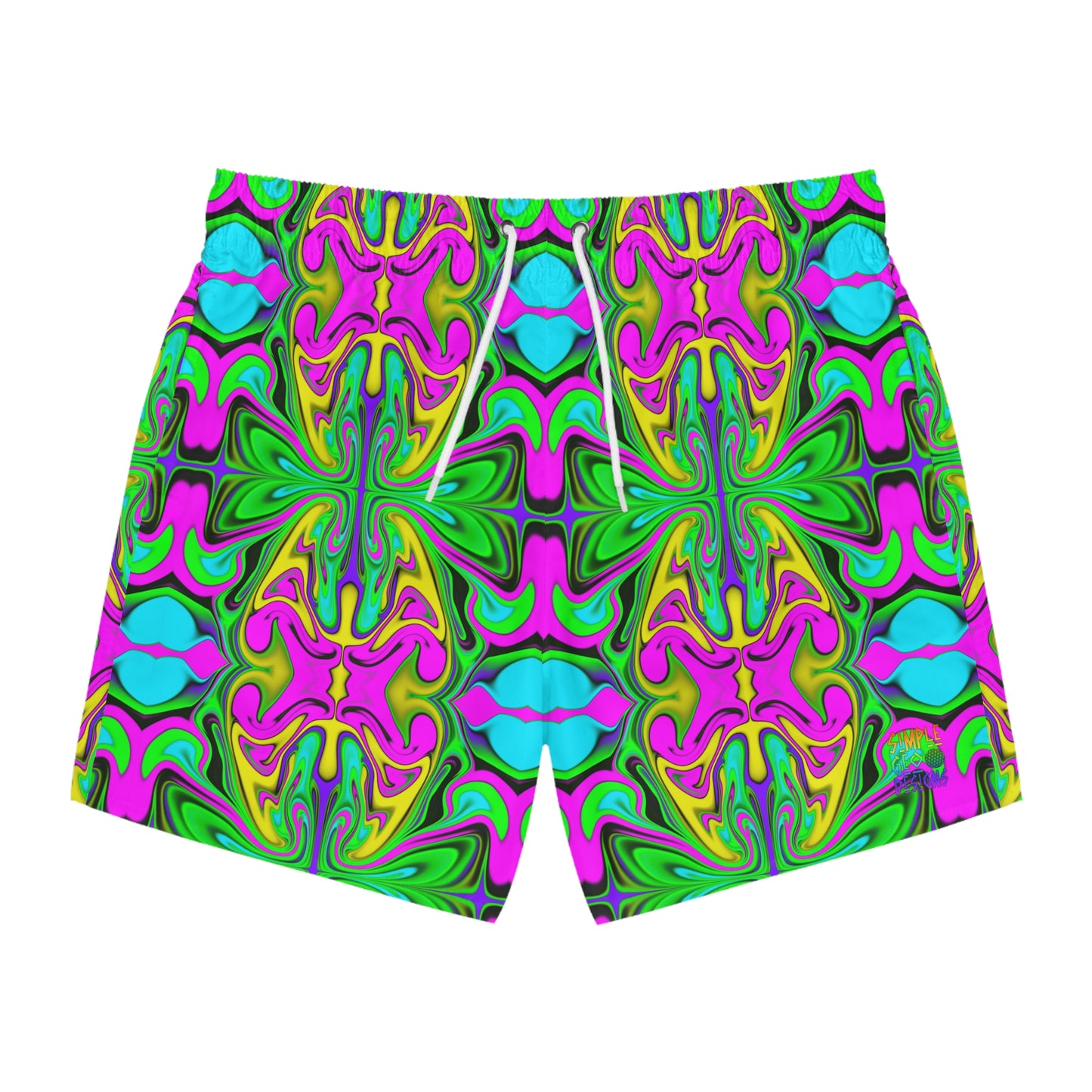 Psychedelic Garden Swim Trunks