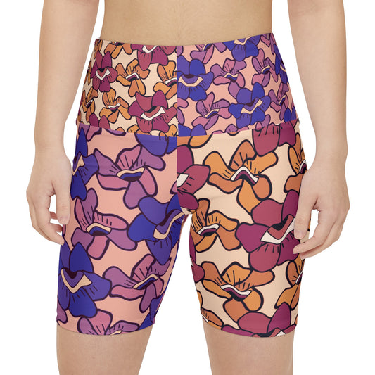 Drippy Flower Workout Shorts