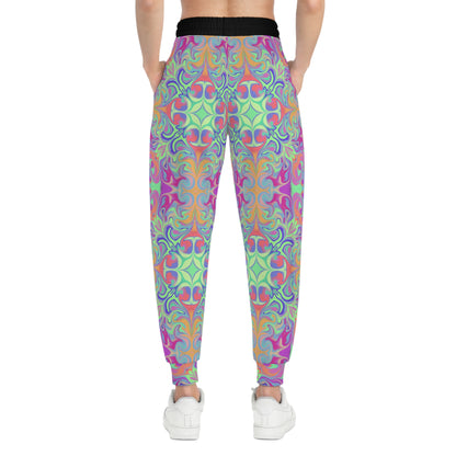 Pastel Burst Athletic Joggers