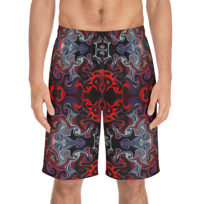 Psychedelic Inferno Board Shorts
