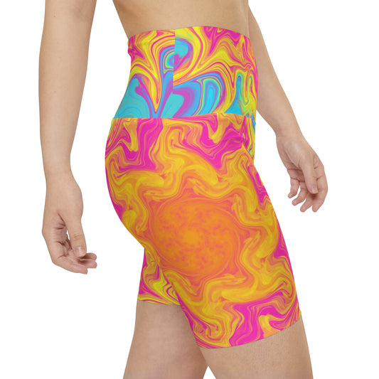 Sun Burst Workout Shorts