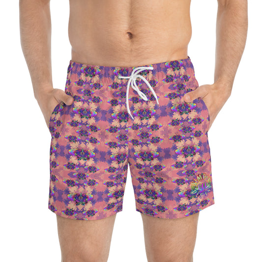 Neon Flutter Swim Trunks