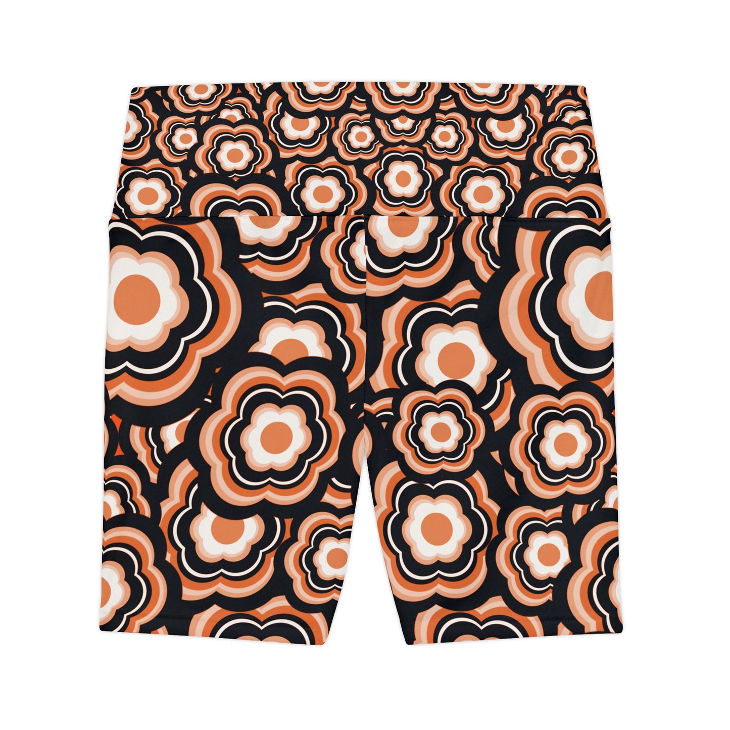 Orangetastic Flower Power Workout Shorts