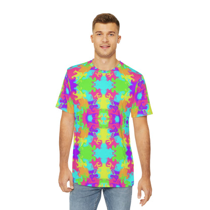 Neon Bloom Soft Polyester Tee