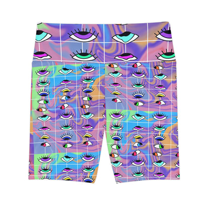 Eye See You Workout Shorts