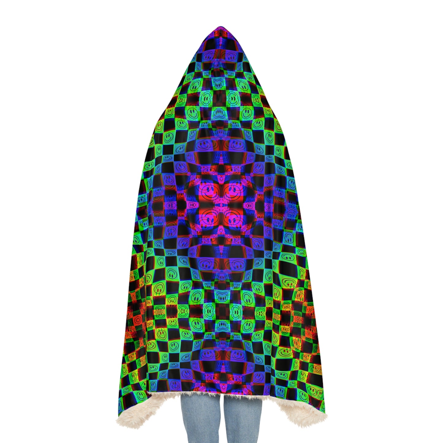 Trippy Rainbow Snuggle Blanket