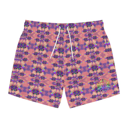 Neon Flutter Swim Trunks