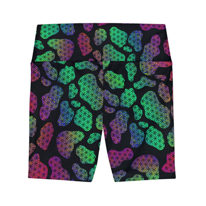 Cosmic Cow Workout Shorts