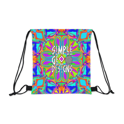 Kaleidoscope Drawstring Bag