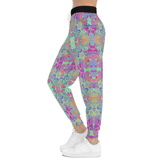 Pastel Burst Athletic Joggers