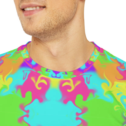 Neon Bloom Soft Polyester Tee