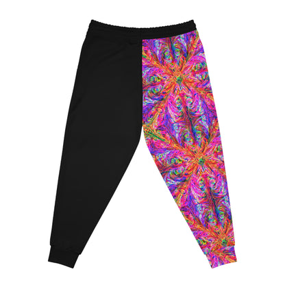 Psychedelic Split Leg Athletic Joggers