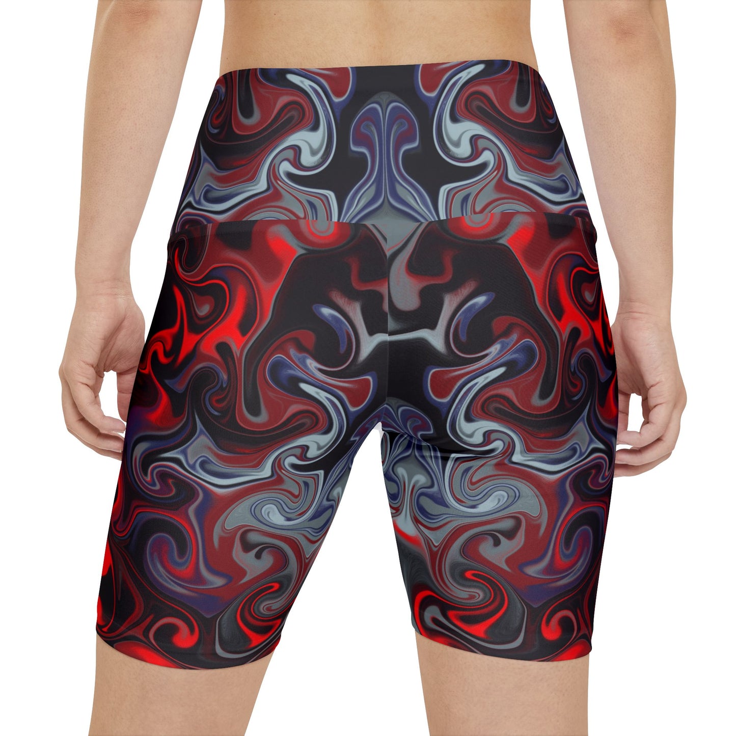 Psychedelic Inferno Workout Shorts