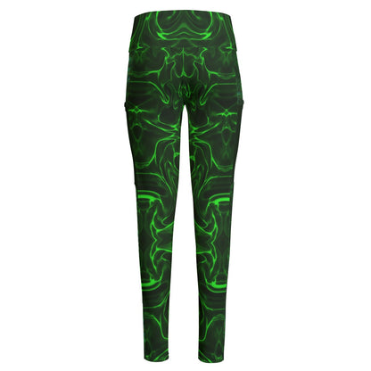 Green Wave Leggings