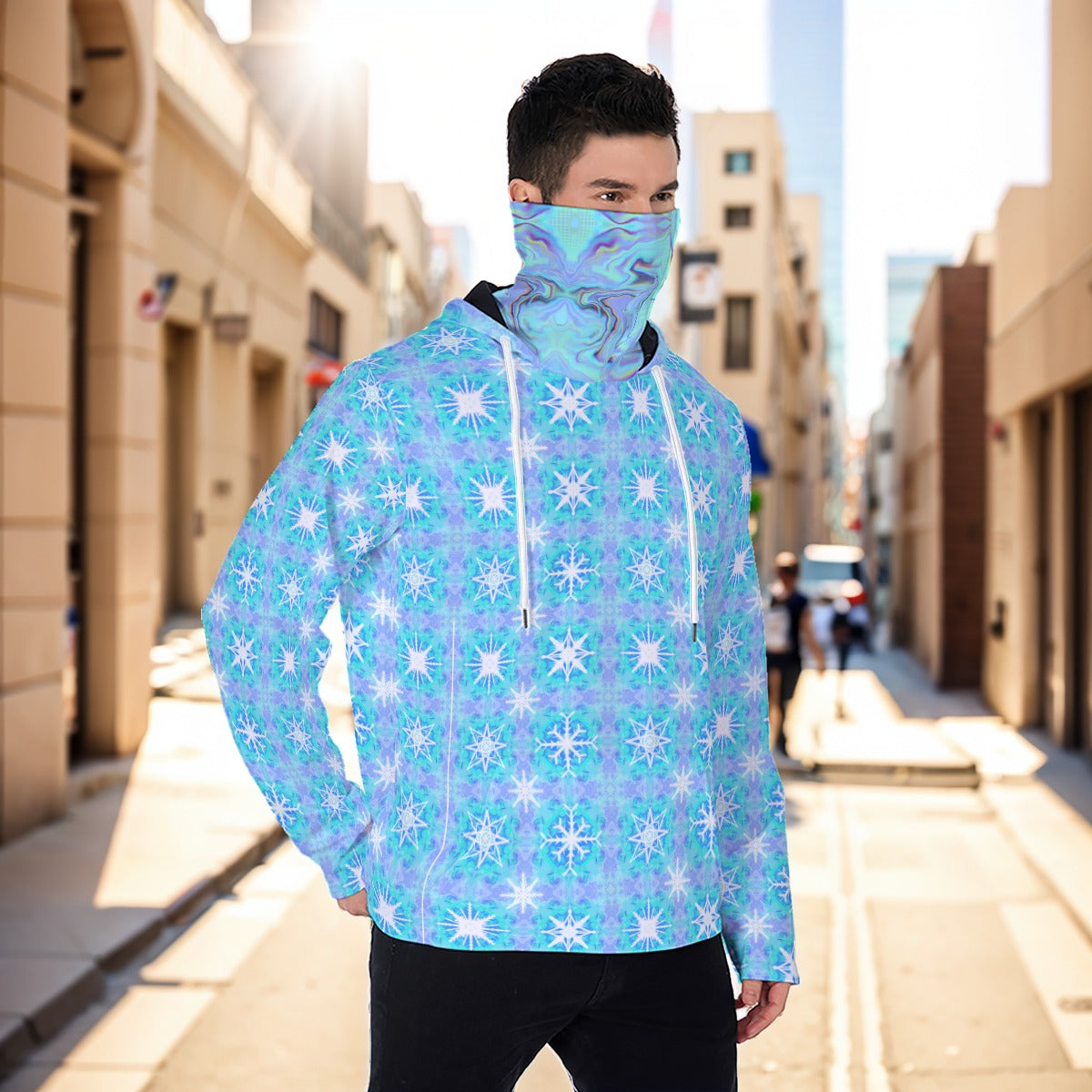 Snowflake Masked Hoodie