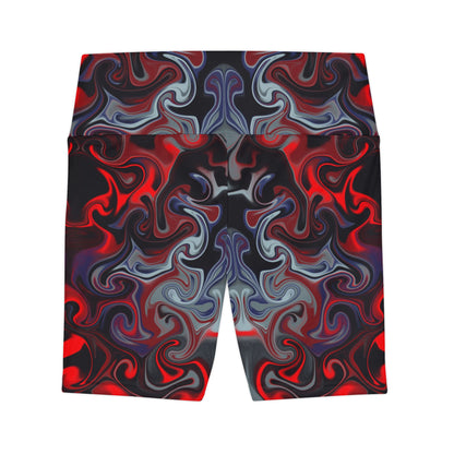 Psychedelic Inferno Workout Shorts