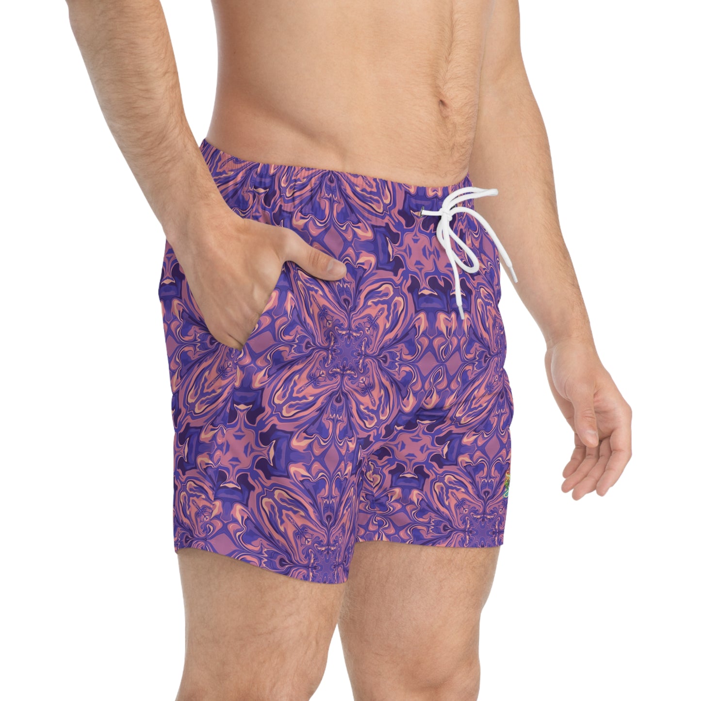 Purple Swim Trunks