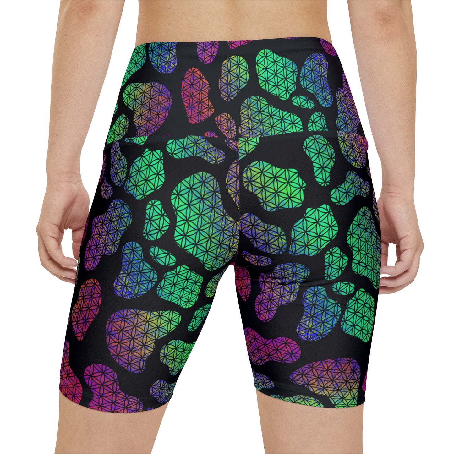 Cosmic Cow Workout Shorts