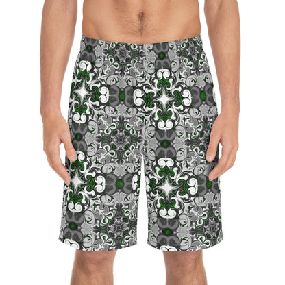 Hint of Green Board Shorts