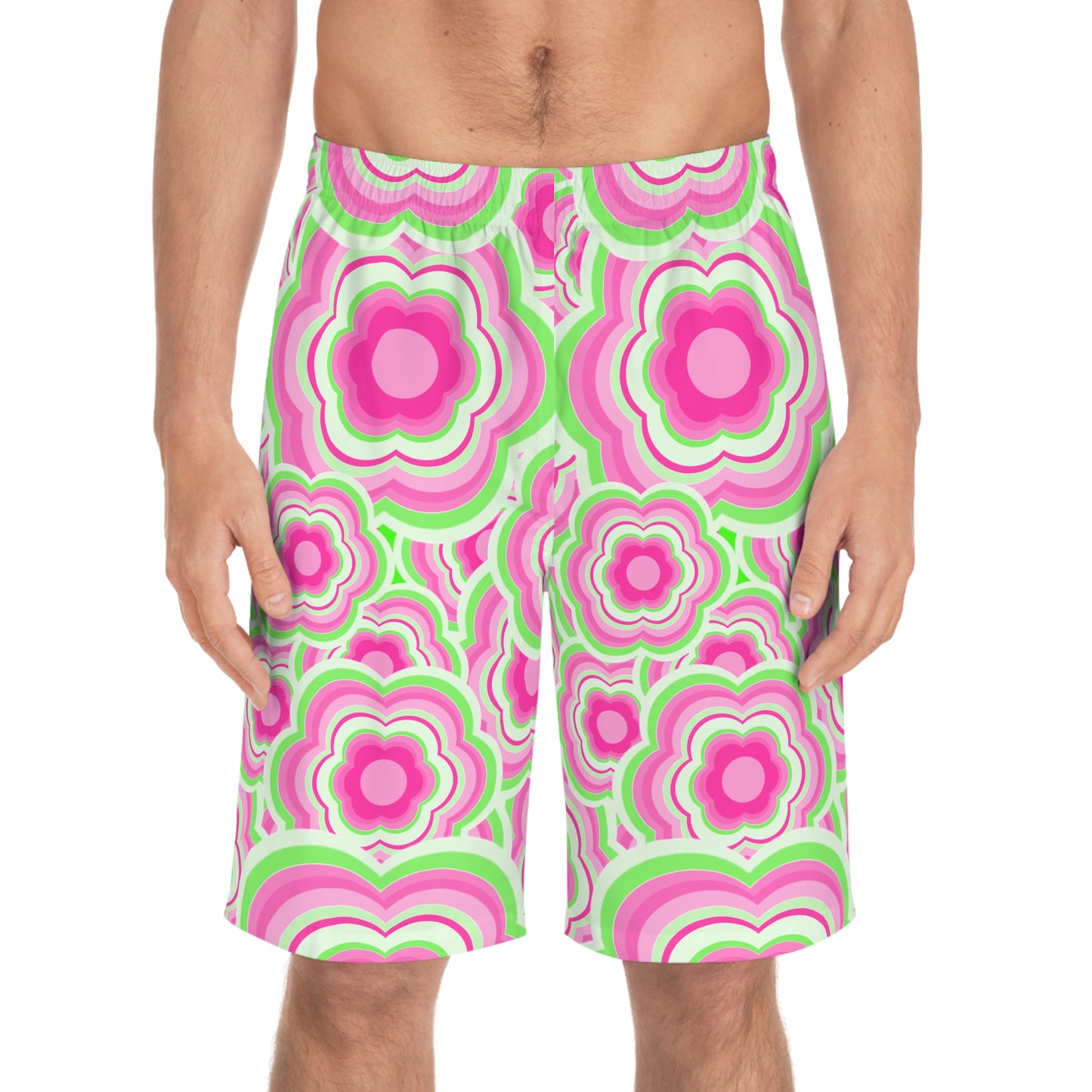 Watermelon Flower Power Board Shorts