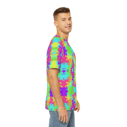 Neon Bloom Soft Polyester Tee