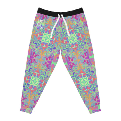 Pastel Burst Athletic Joggers