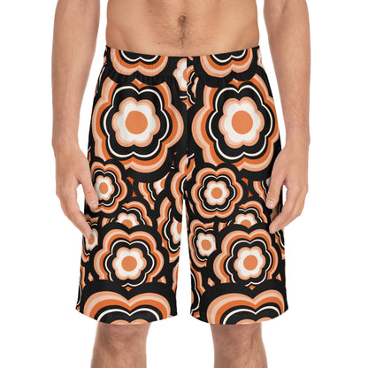 Orangetastic Flower Power Board Shorts