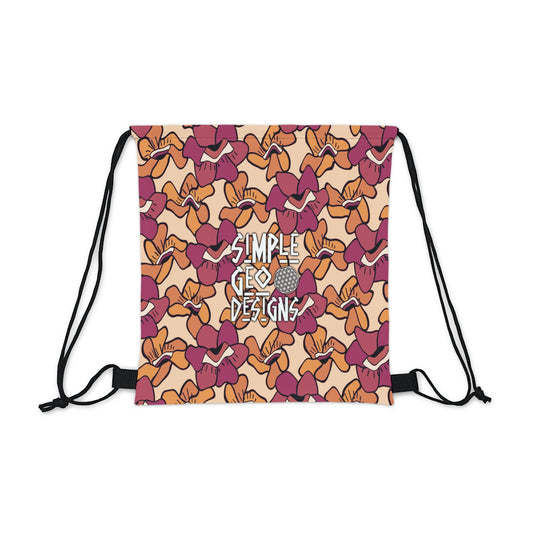 Hippie Eyes Drawstring Bag