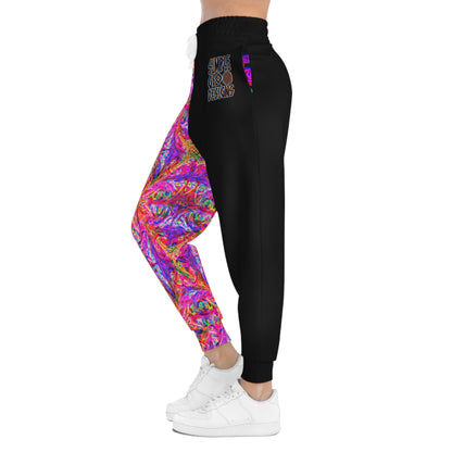 Psychedelic Split Leg Athletic Joggers