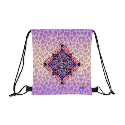 Love Mandala Drawstring Bag