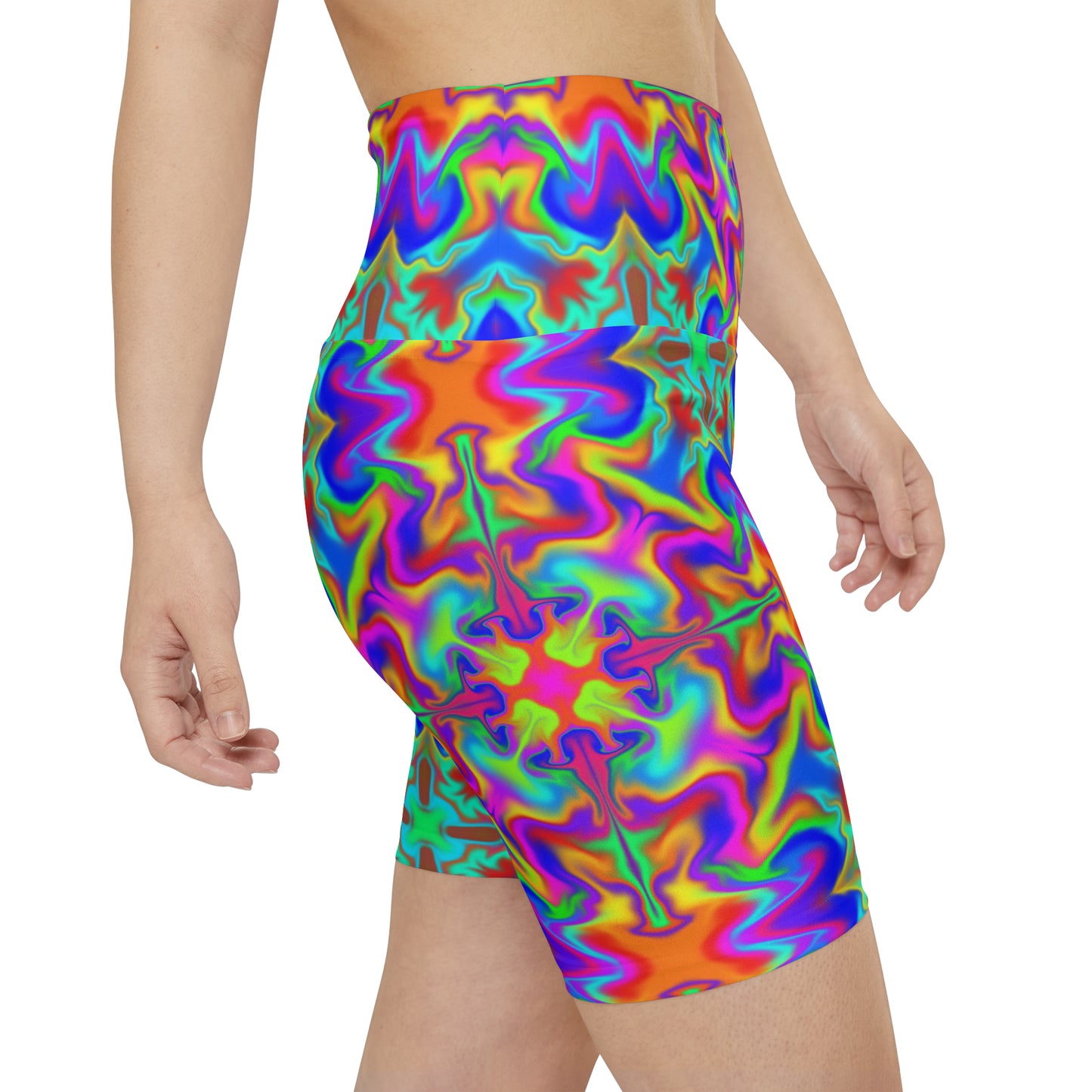 Acid Wave Workout Shorts