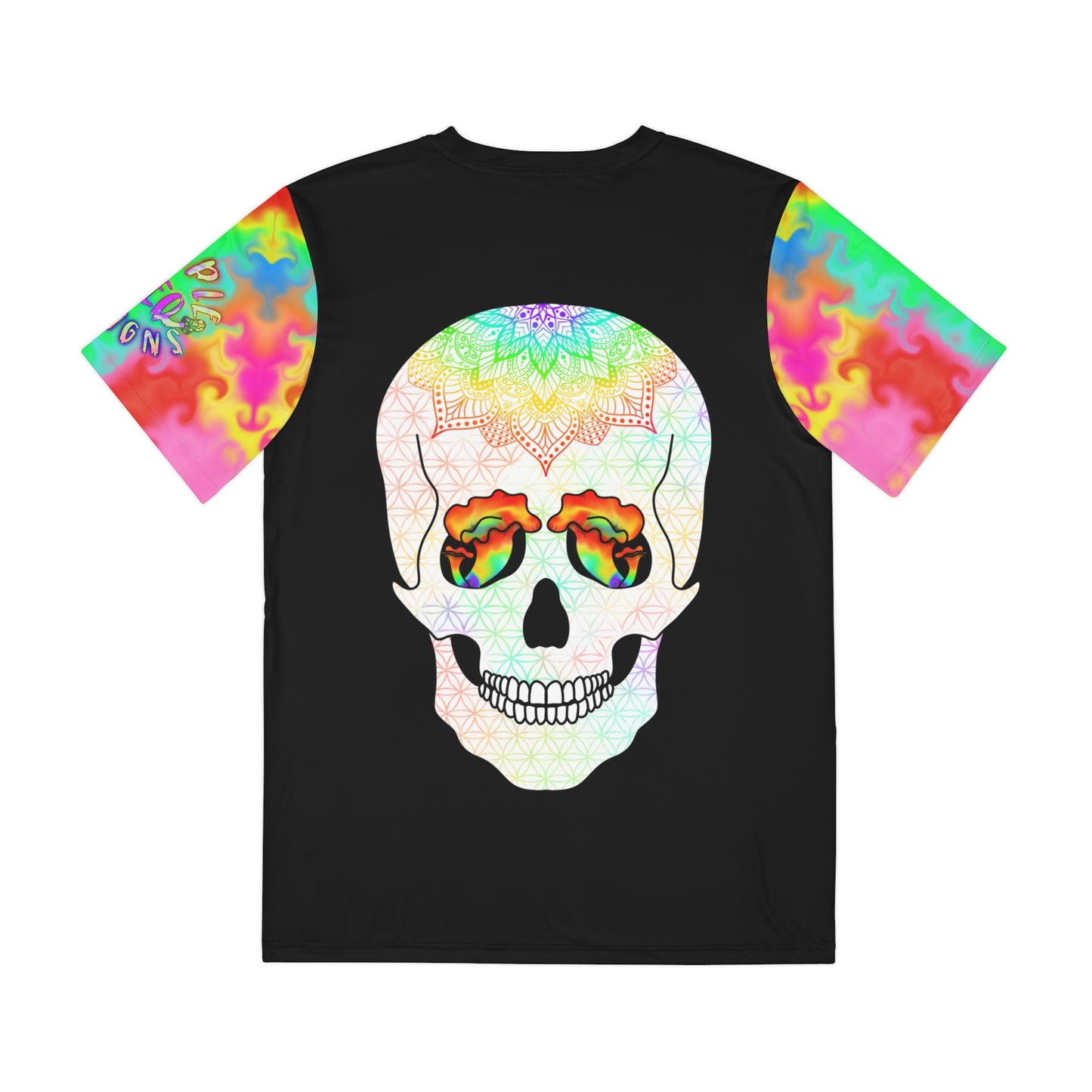 Cosmic Kaleidoscope Skull Tee