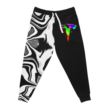 B&W Rainbow Athletic Joggers