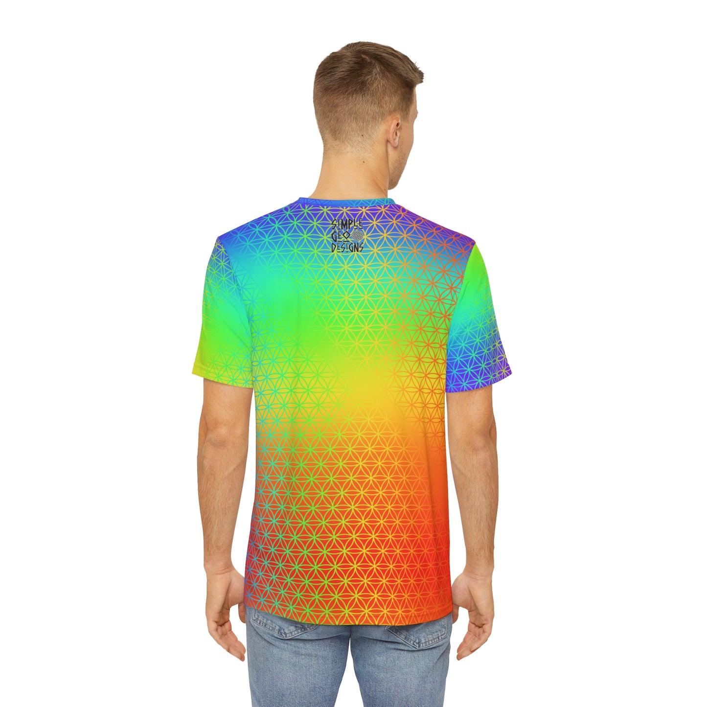 Rainbow Flower of Life Tee