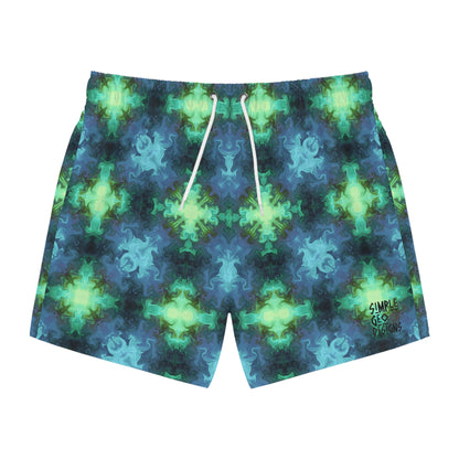 Dark Cool Swim Trunks