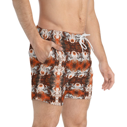 Autumn Swirl Swim Trunks