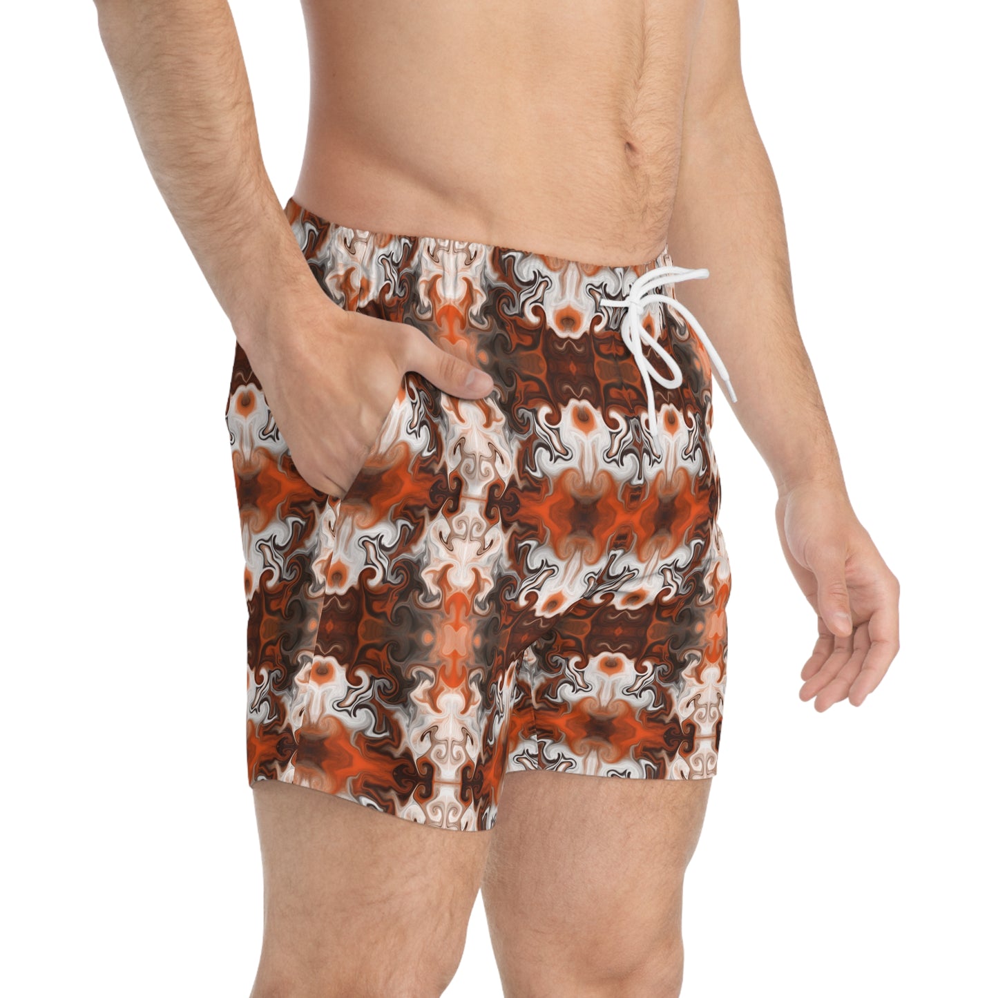 Autumn Swirl Swim Trunks