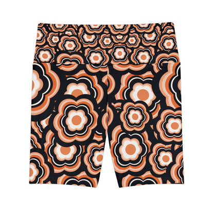 Orangetastic Flower Power Workout Shorts