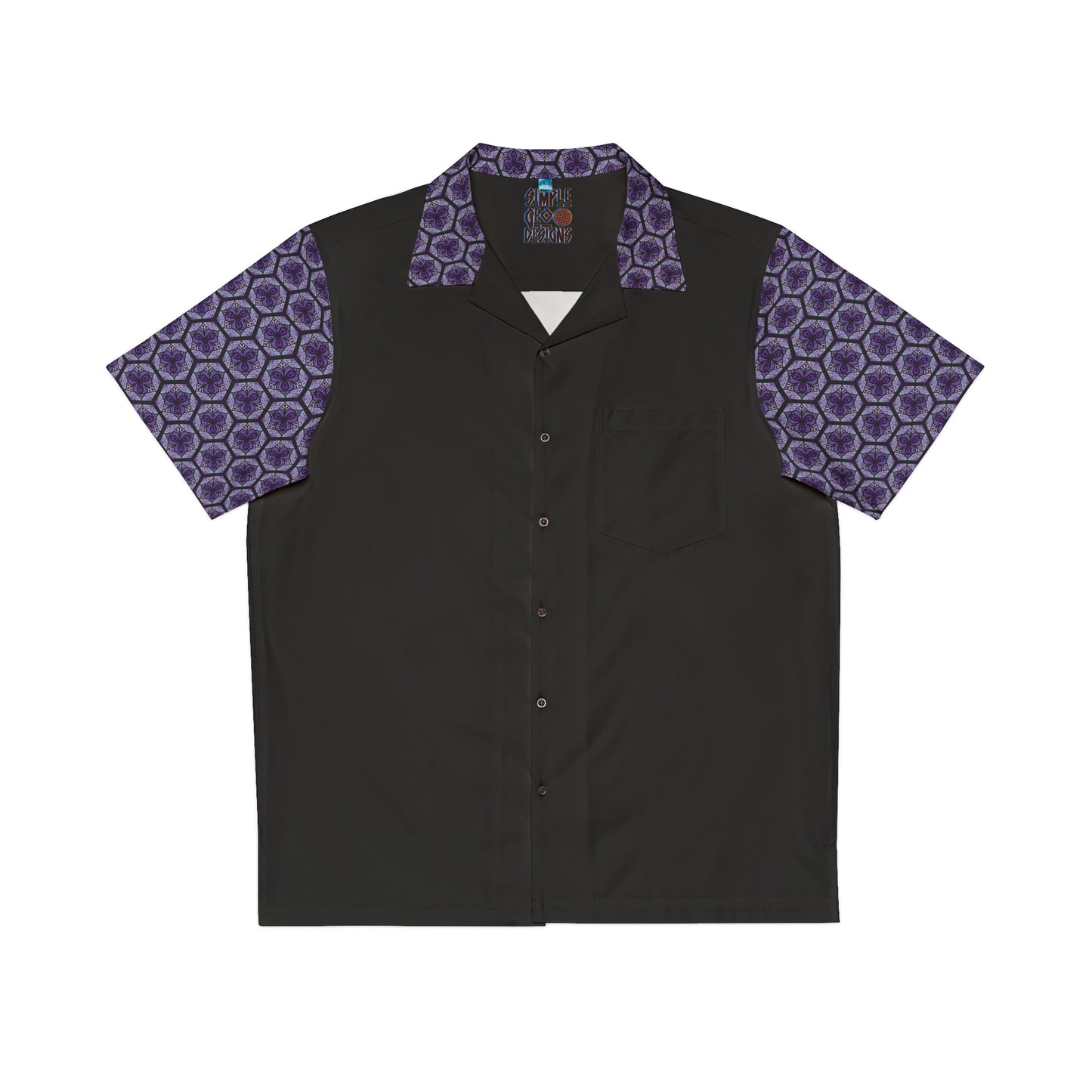 Midnight Blossom Hawaiian Shirt