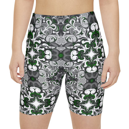 Hint of Green Workout Shorts