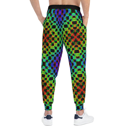 Trippy Rainbow Athletic Joggers